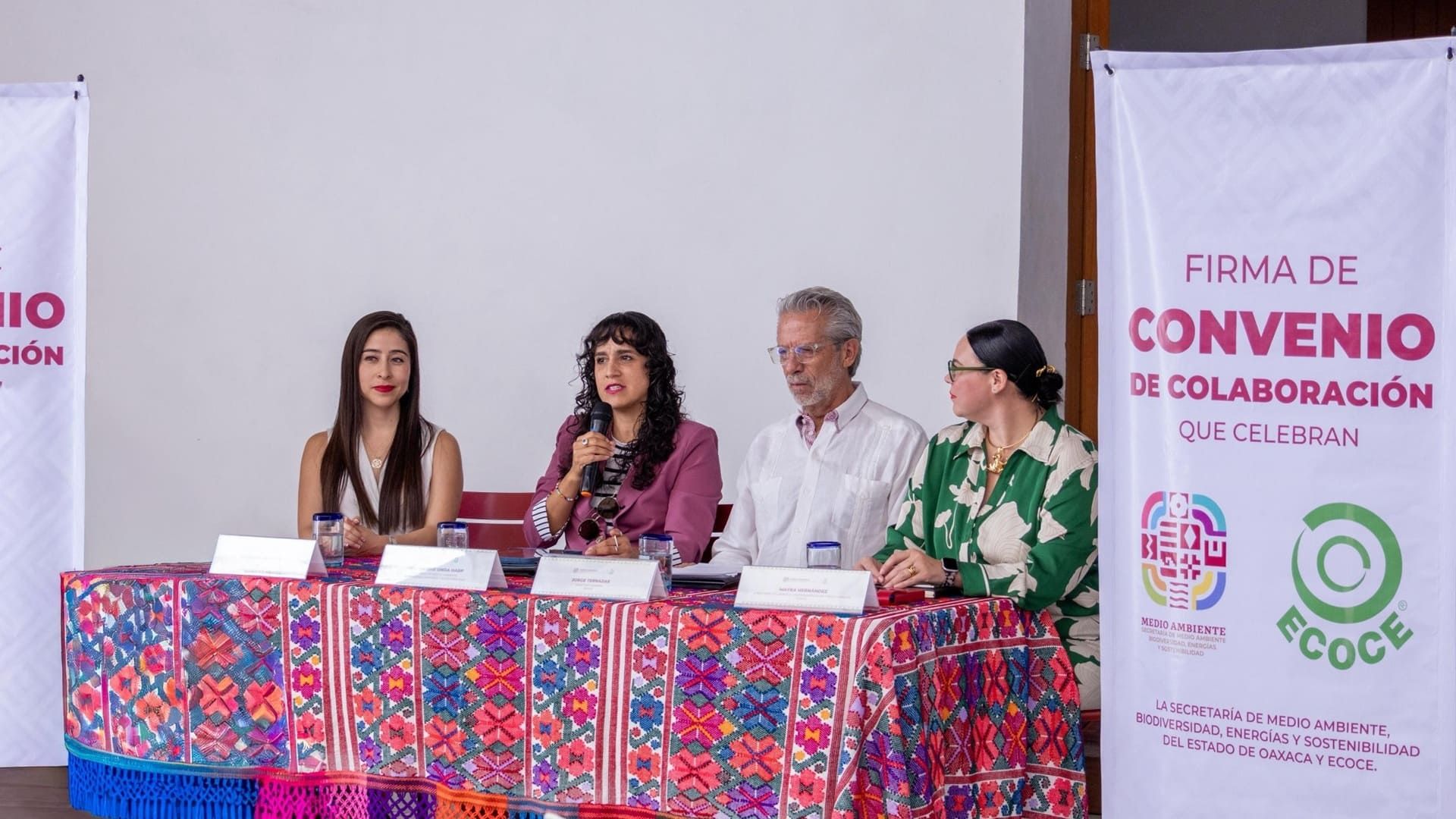 Gobierno de Oaxaca y ECOCE firman convenio para impulsar la educación ambiental