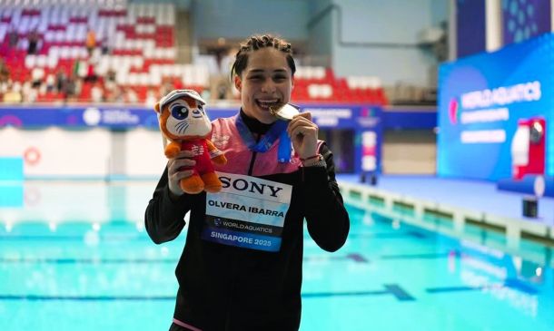 Clavadista Osmar Olvera gana oro en Mundial de Deportes Acuáticos Singapur 2025