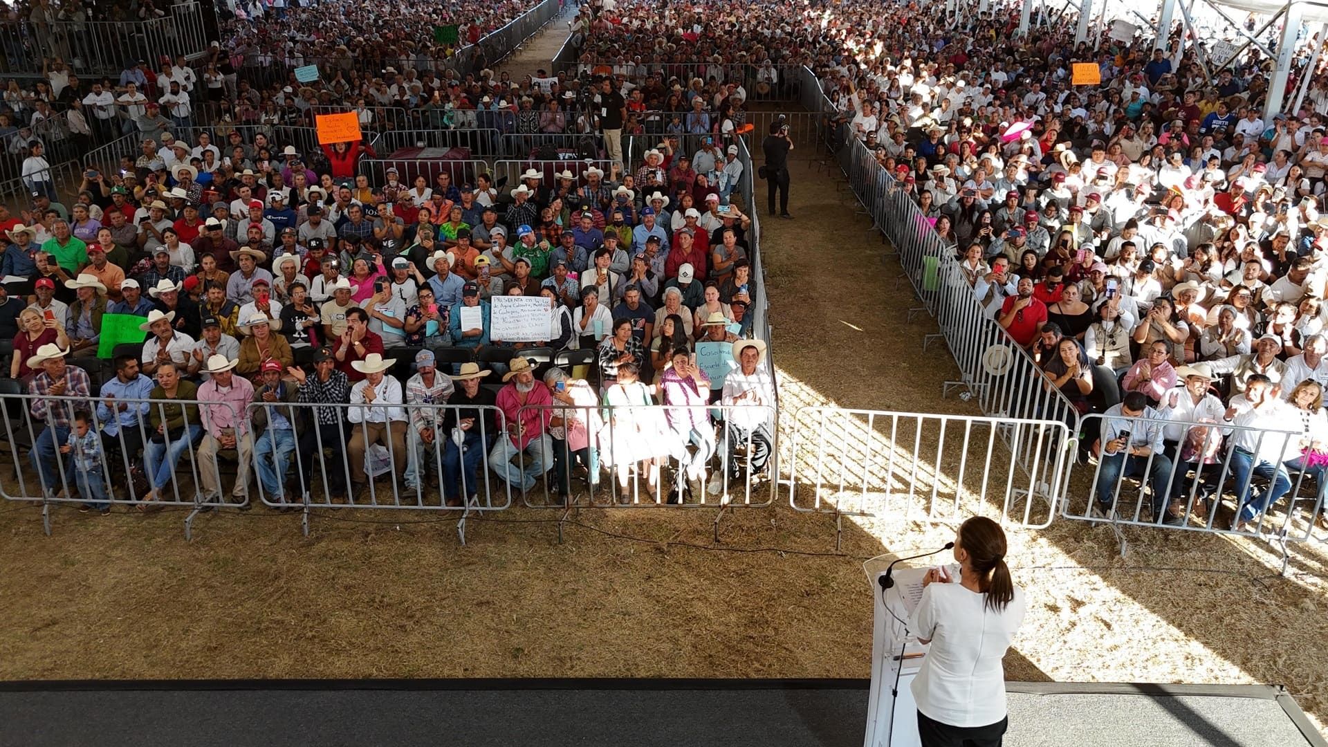 Sheinbaum dio banderazo del programa Cosechando Soberanía