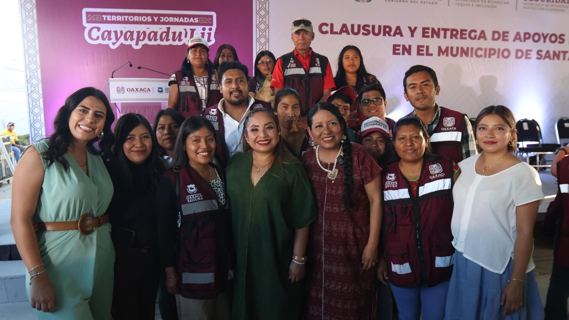 Sebienti clausura programa Territorios y Jornadas Cayapadu Lii en Santa Cruz Xoxocotlán