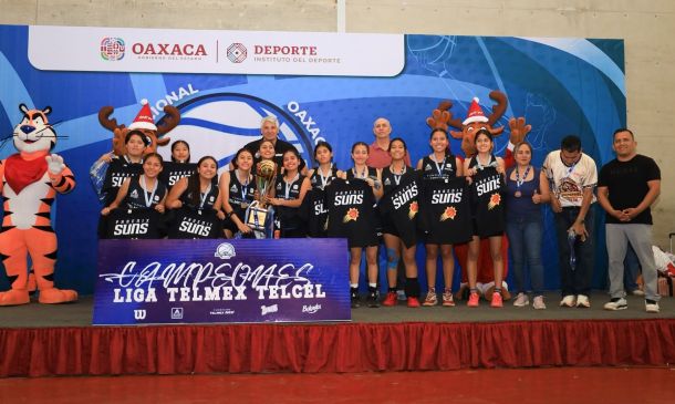 Equipo femenil de Oaxaca gana primer lugar nacional en Liga Telmex-Telcel de Básquetbol