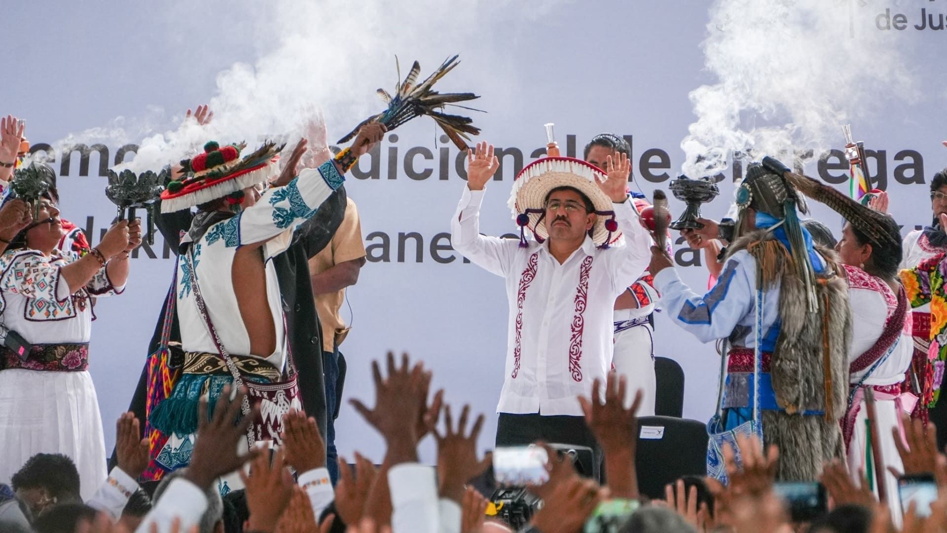 Nosotros somos los ministros y las ministras del pueblo: Hugo Aguilar