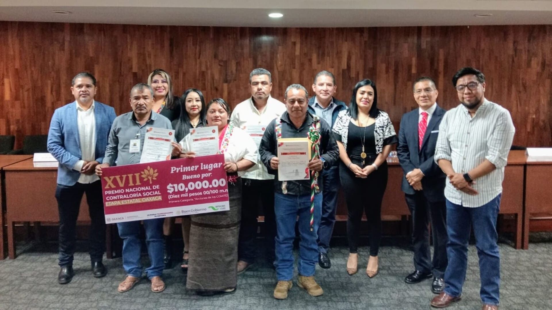 Entrega Secretaría de Honestidad Premio Nacional de Contraloría Social 2025