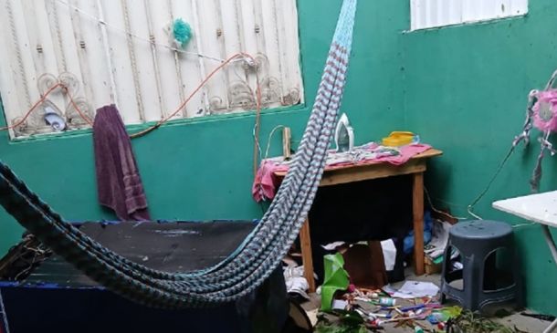 A las 4:00 un fuerte viento avisaba que Erick estaba aquí y tocaba a nuestras puertas