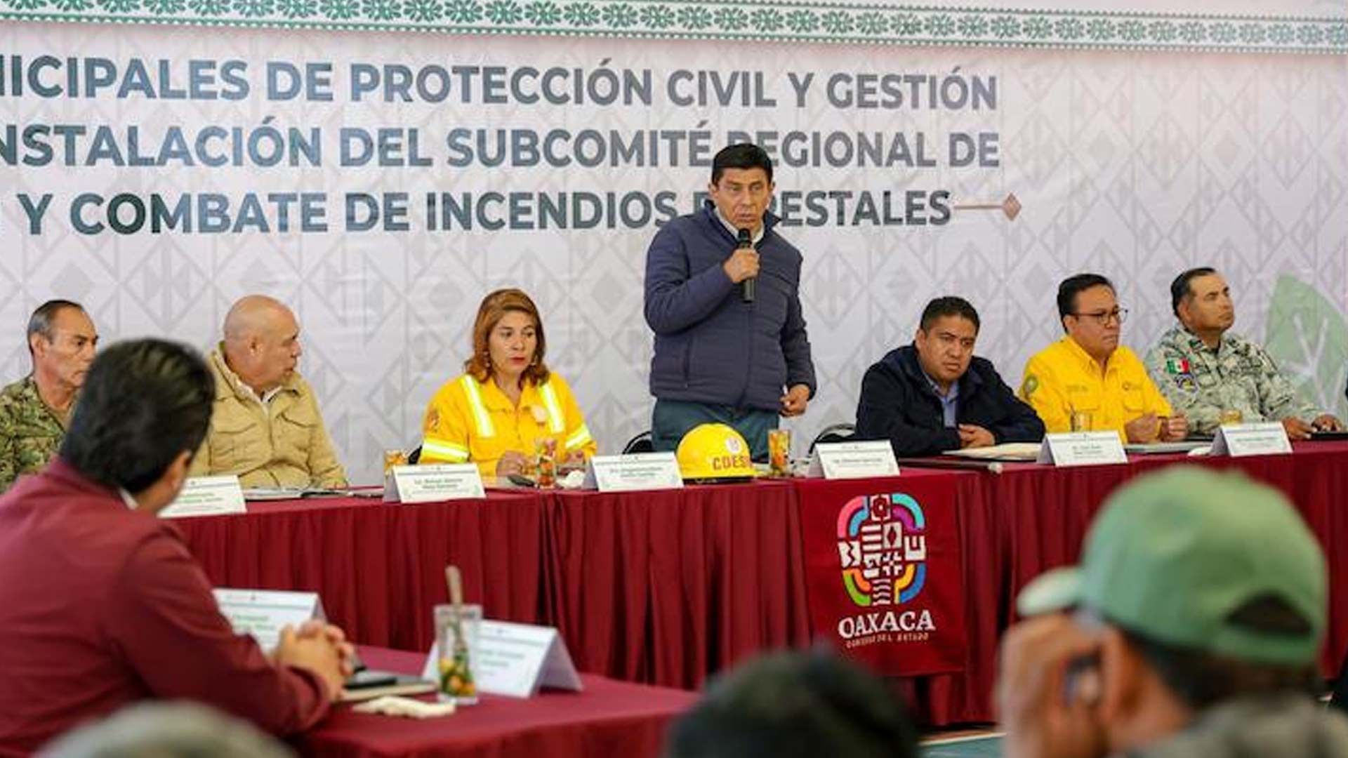 Gobierno de Oaxaca refuerza protección del patrimonio natural de la Sierra de Juárez ante incendios forestales