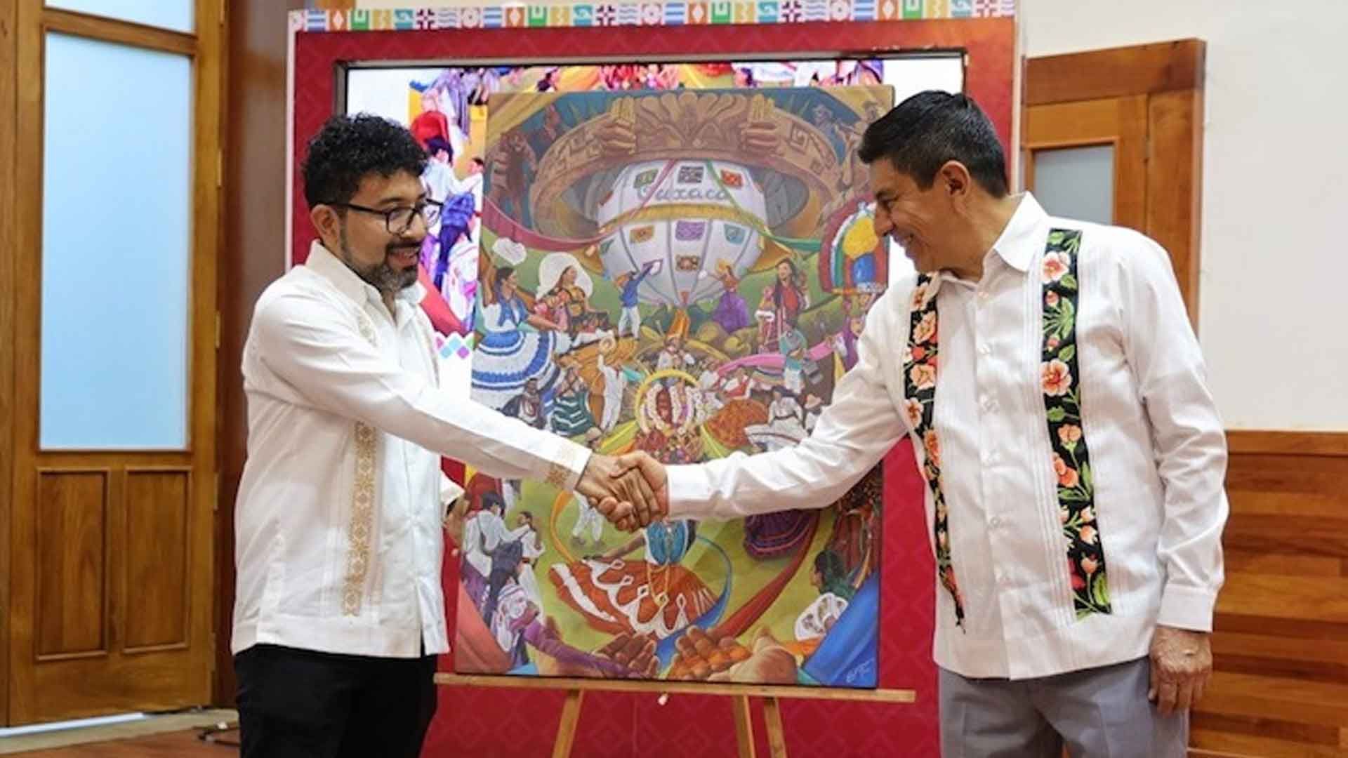 Guelaguetza 2025: Gobernador Salomón Jara presenta imagen oficial