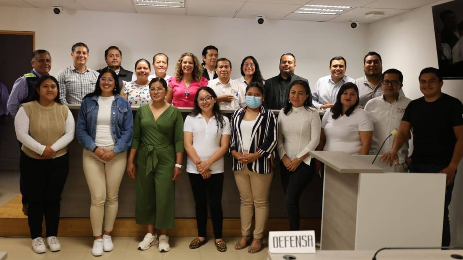 Recorre la magistrada Berenice Ramírez Jiménez los Centros de Justicia de Ejutla y Miahuatlán