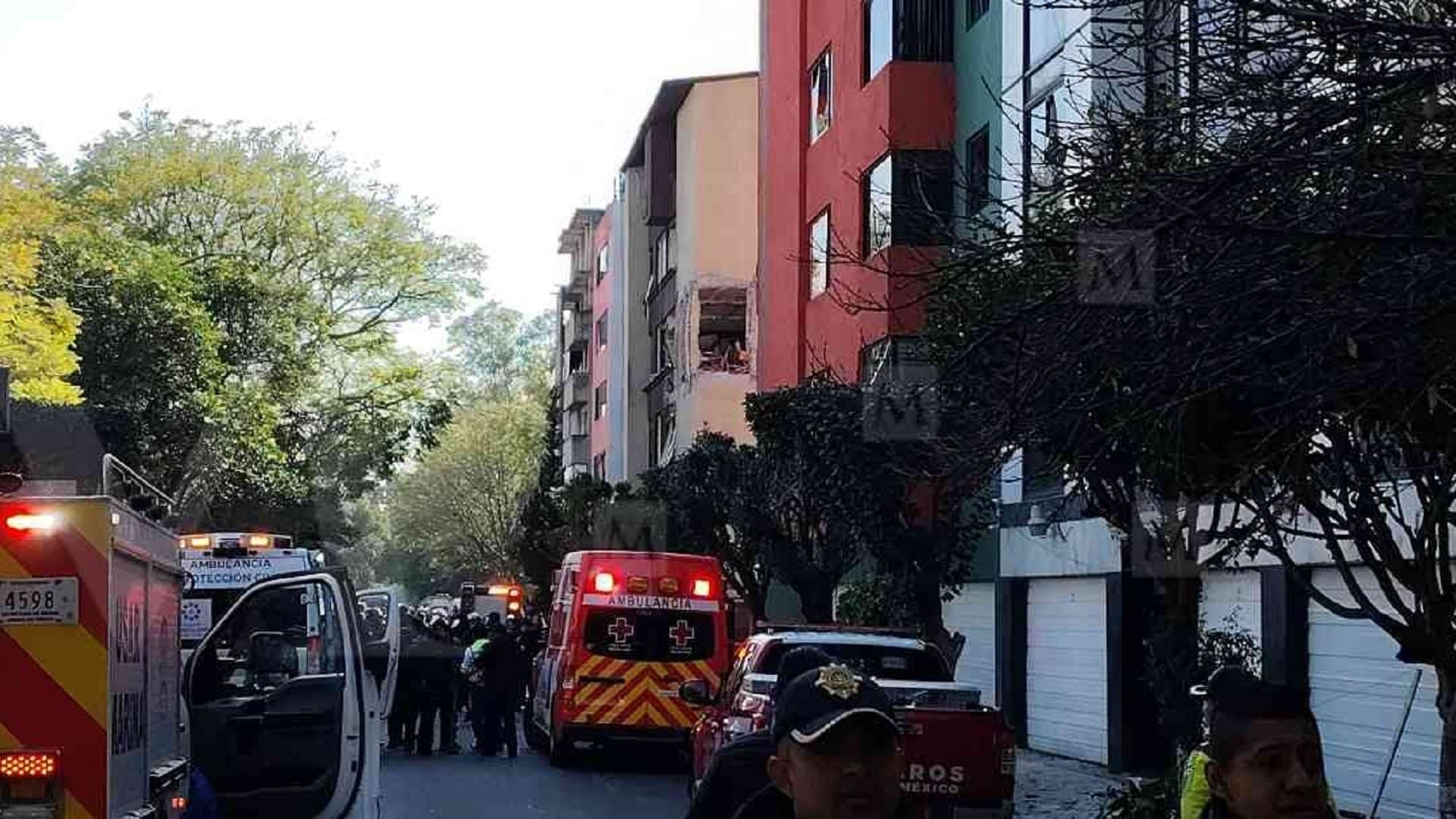 Explosión por acumulación de gas en Coyoacán deja cinco personas lesionadas