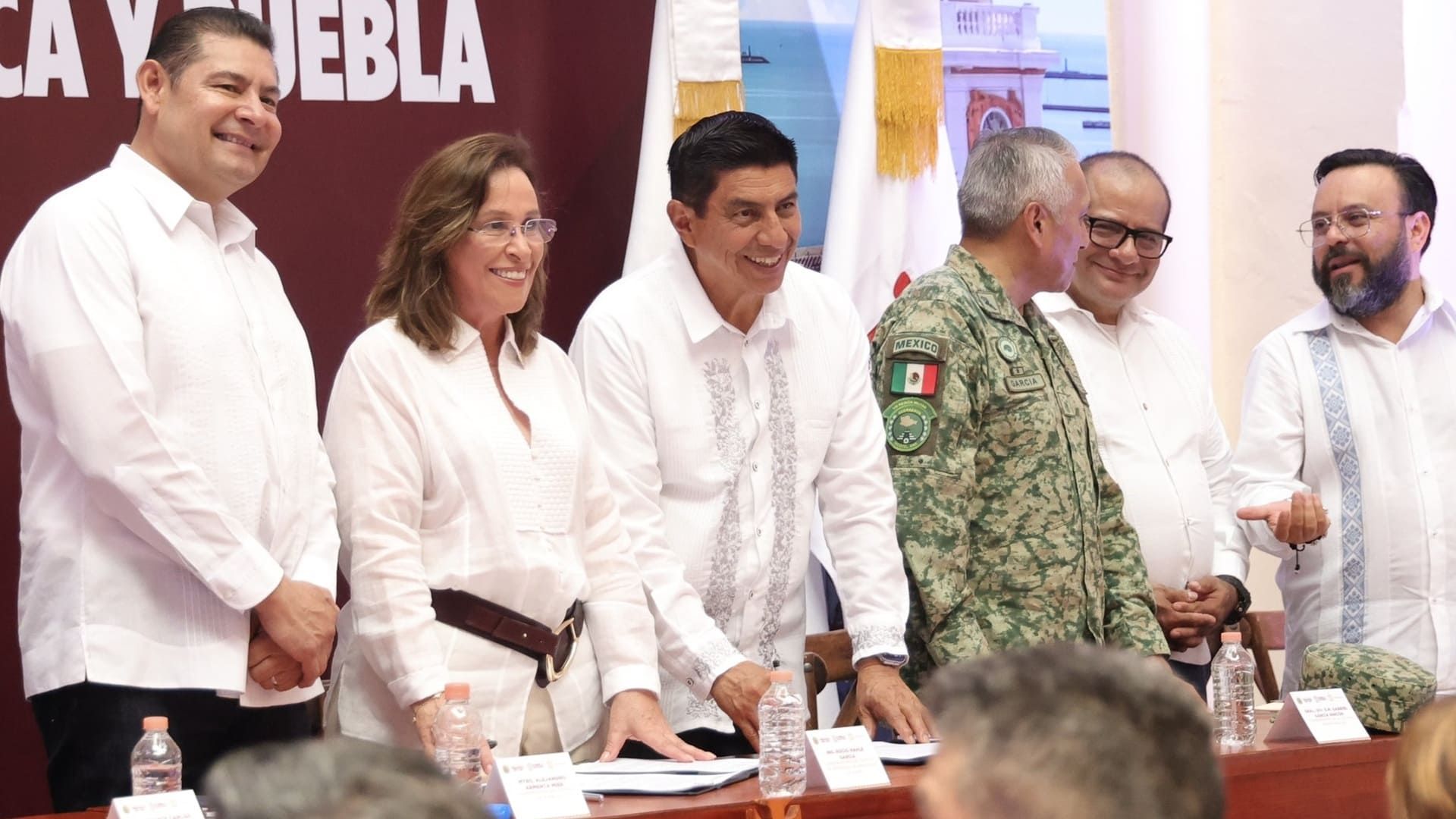 Coordinación Oaxaca y Veracruz para garantizar seguridad en el sur-sureste