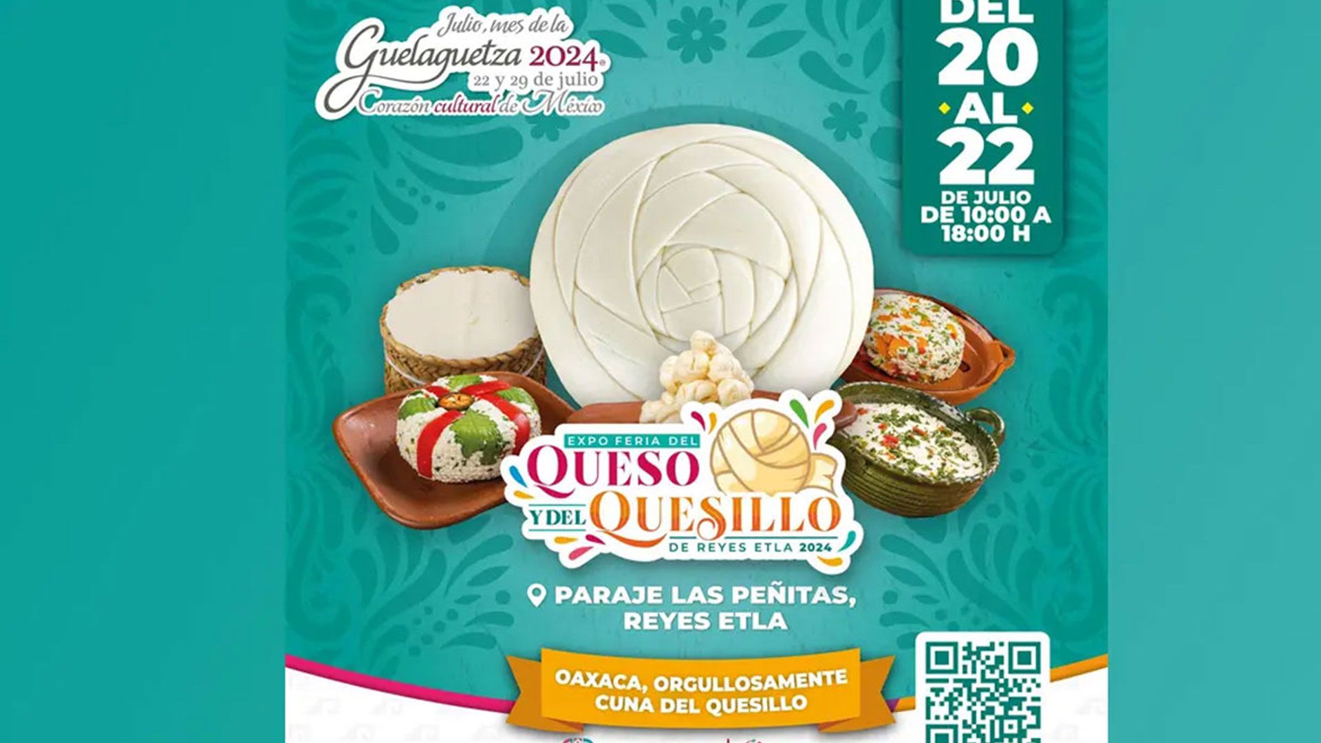 Invitan a disfrutar de la Feria del Queso y del Quesillo 2024 en Oaxaca